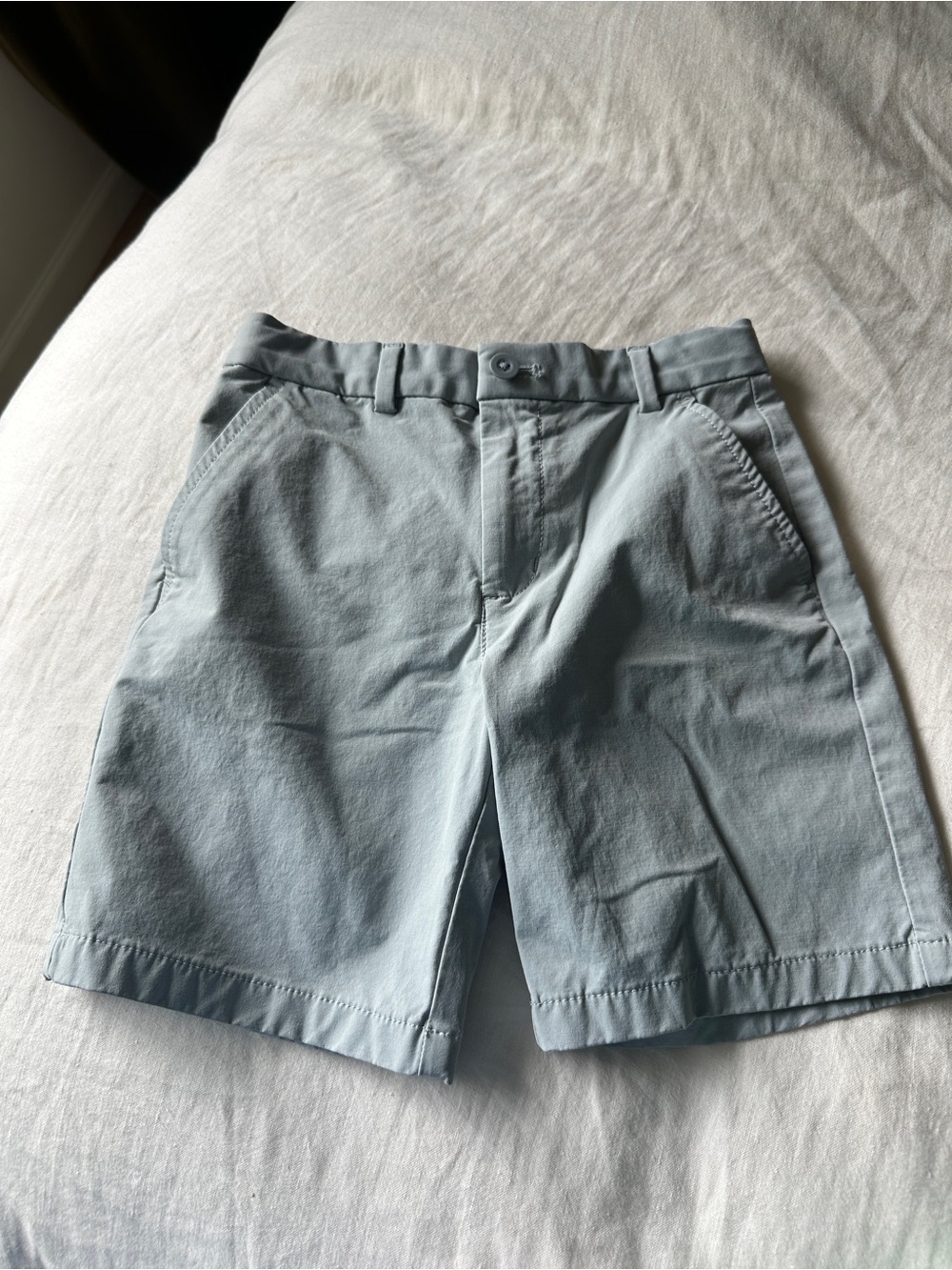 Vineyard Vines Pale Blue/gray Chino Shorts — Kids
